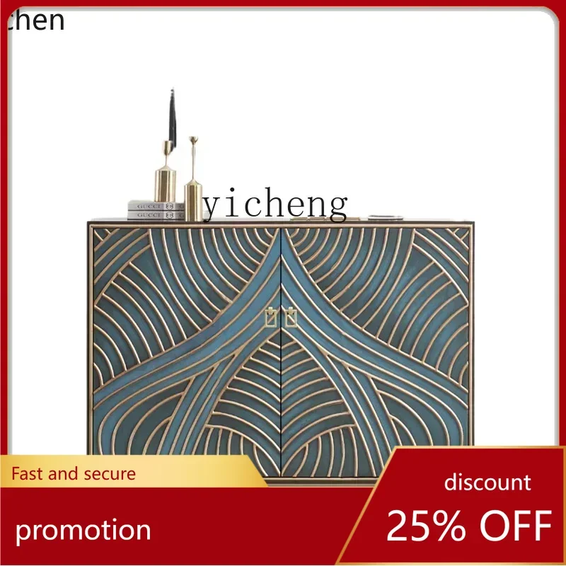 

ZML Entrance Shoe Cabinet Living Room Sideboard Partition Integrated Multi-Functional Storage Modern Minimalist Decoration