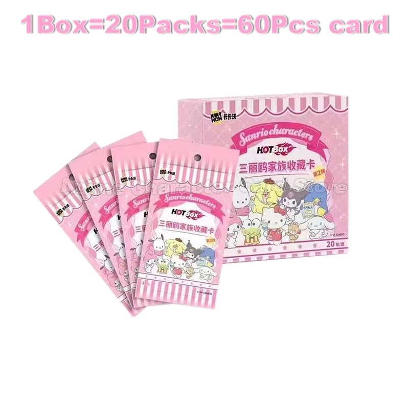 Sanrio Card Kuromi Hello Kitty My Melody Cartoon Cute Collection Trading Cards Kids Toys Christmas Gifts