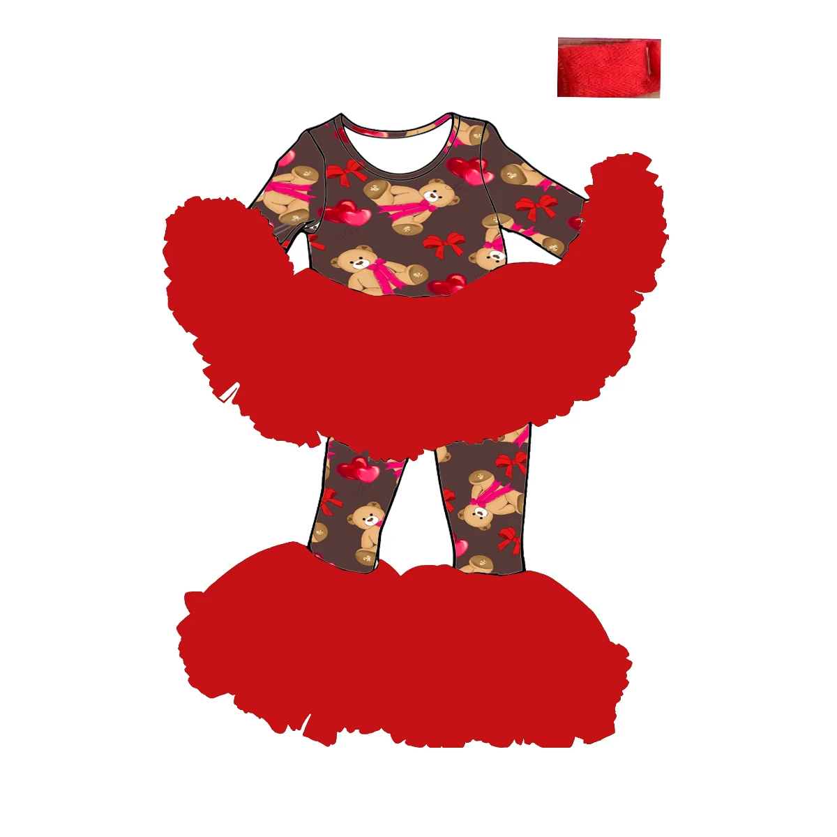 

Children's clothing mesh baby flared pants set sute 2-piece set latest trendy mesh little girl lace suit designer clothing kid