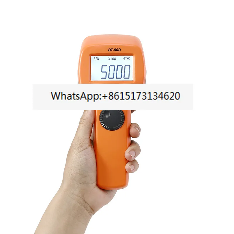LED-Stroboskop-Messgerät, berührungsloser Geschwindigkeitsmesser, Digitalanzeige, Drehzahlmesser, Blitz, Blitzventilatormotor DT-50D