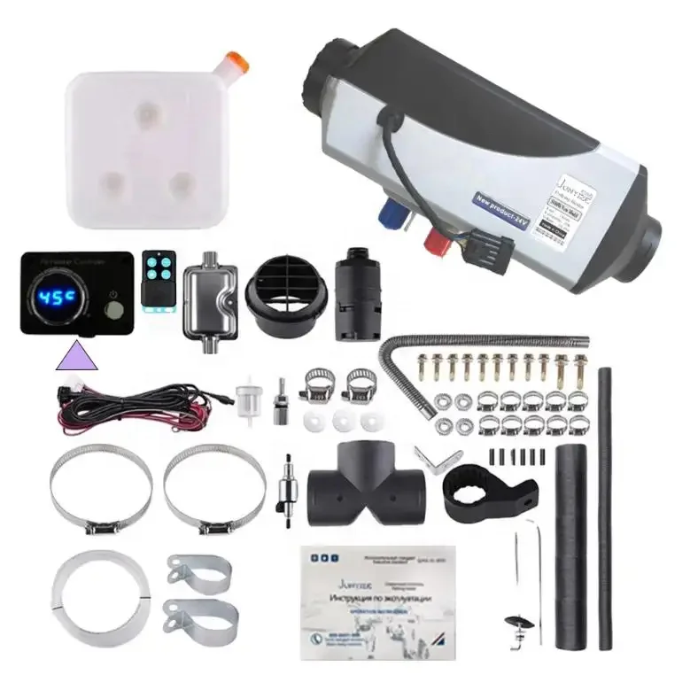 High Quality Made in China Split Type Noise Reduction Car  12V 24V  5kw 8kw  Truck air Parking Heater diesel Parking Heater