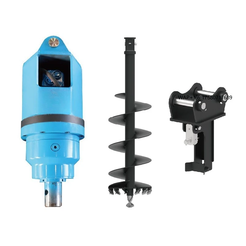 

Factory Manufacture Mini Excavator Auger Post Hole Digger Drilling Machine Hydraulic Earth Auger Drive Machine