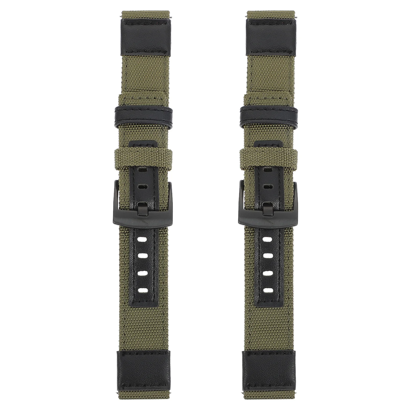 2 Pcs Strap Watch Band Nylon Wrist Straps Handheld Belt Titanium Replaceable Fit