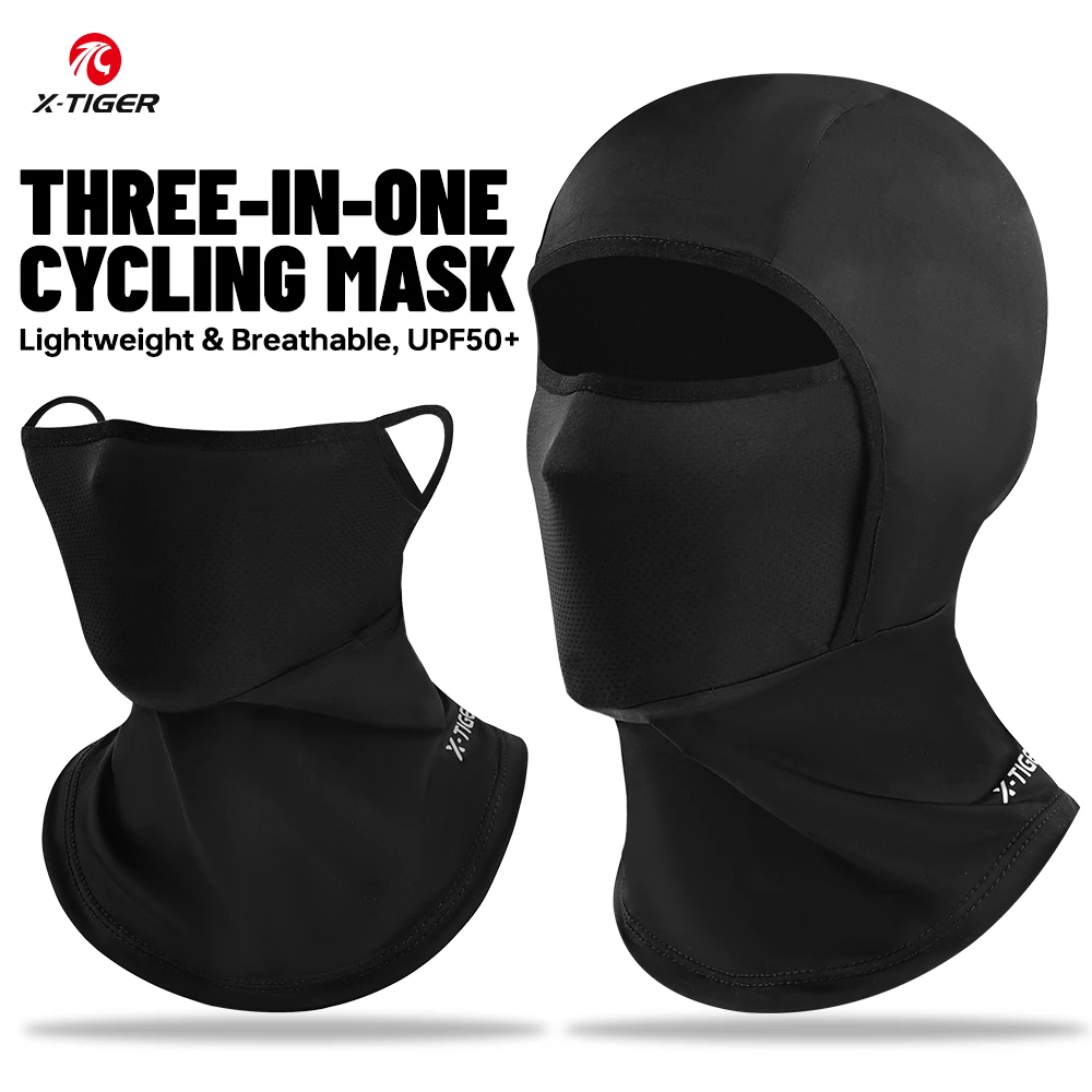 X-TIGER Summer Cycling Face Mask Absorb Sweat Breathable Hiking Camping Fishing Sport Face Balaclava Scarf MTB Road Bike Mask