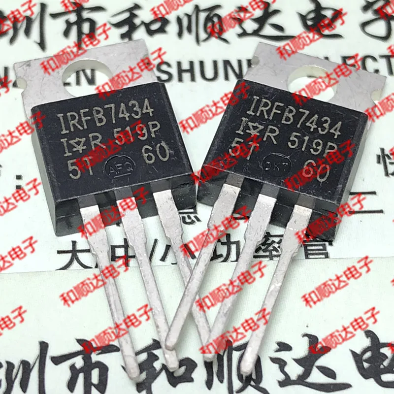 10PCS/Lot IRFB7434  TO-220 40V 195A Really Stock Original Best Quality Fast Shipping 100%Test