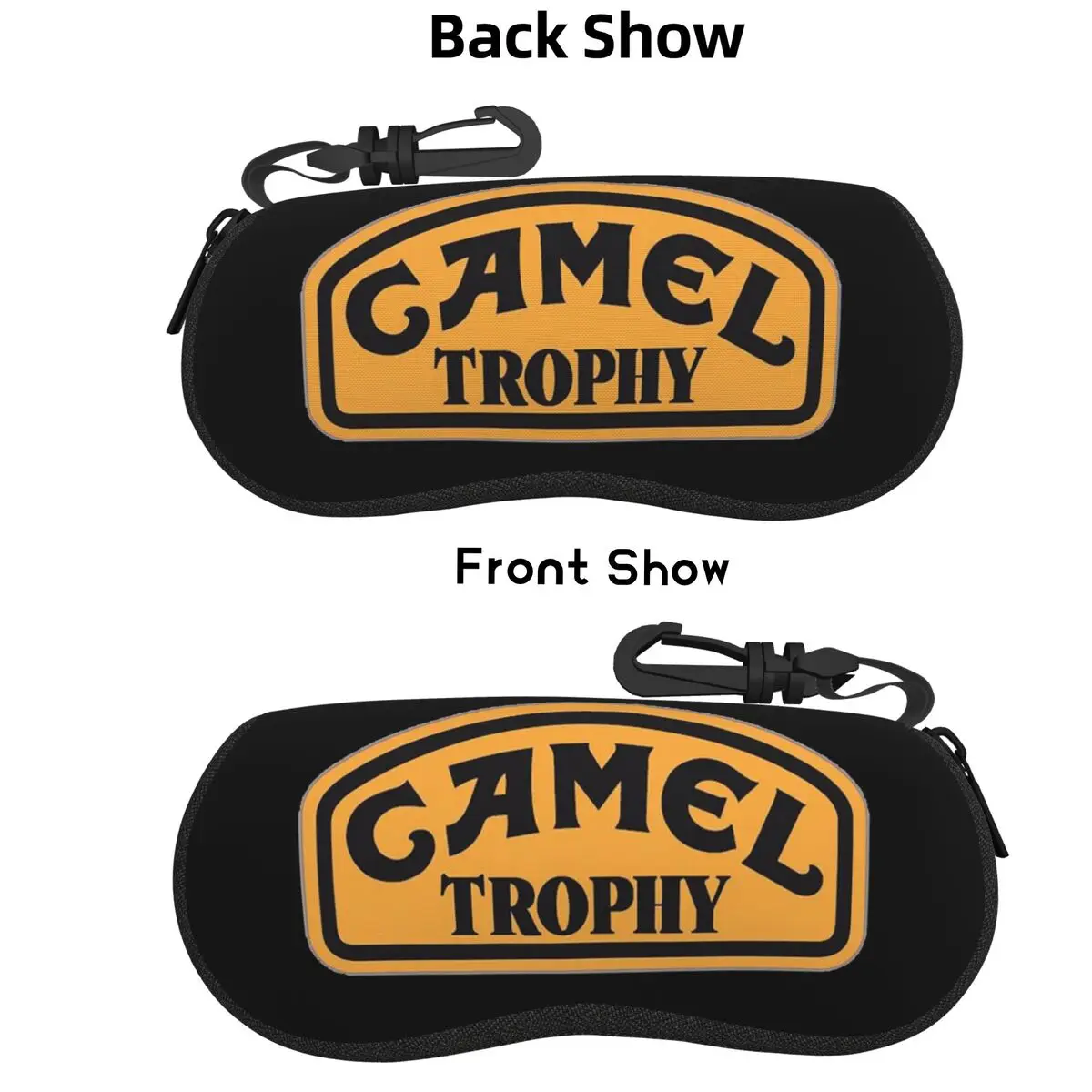 

Camel Trophy Classic Logo Shell Glasses Case Protective Sunglasses Box Women Men Soft Eyeglasses Bag Pouch