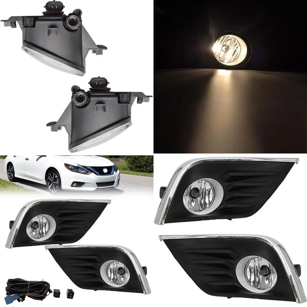 

Pair of 2016-2018 Altima Fog Lights with Wiring and Switch Kit for Front Bumper