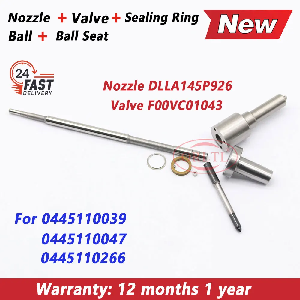 

0445110039 0445110047 0445110266 Ремкомплекты форсунок DLLA145P926 Клапан F00VC01043 Для BMW E39 E46 330d 530d X5 730d 7785984