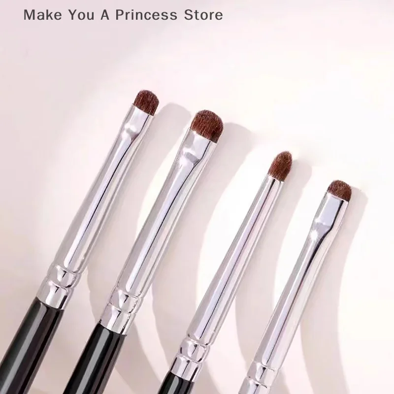 詳細 小さなアイシャドウ メイクアップ ブラシ アイライナー スマッジ ブラシ 馬毛アイシャドウ スマッジ ブラシ 小さなスモーキー ライナー メイクアップ ブラシ