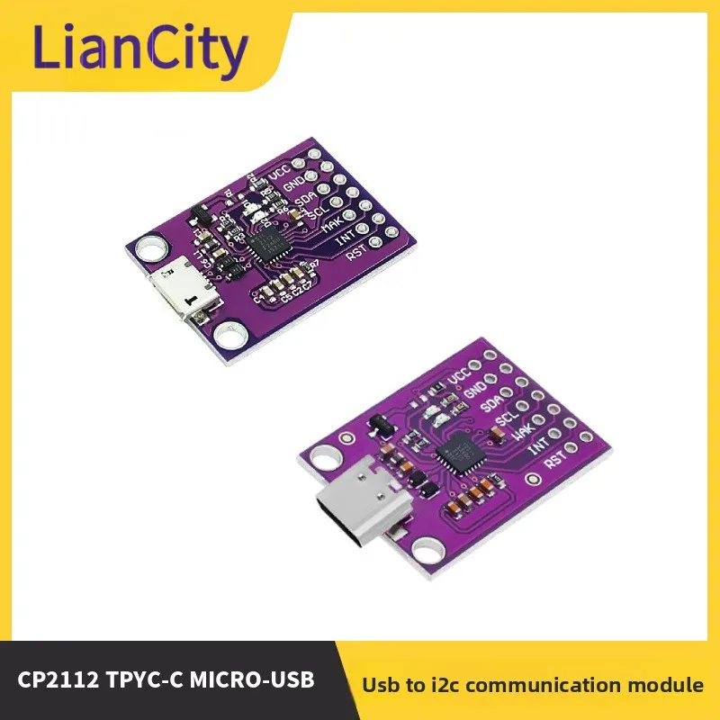 CP2112 USB to I2C Communication Module | Micro-USB Debug Board | For Embedded Development/MCU Projects