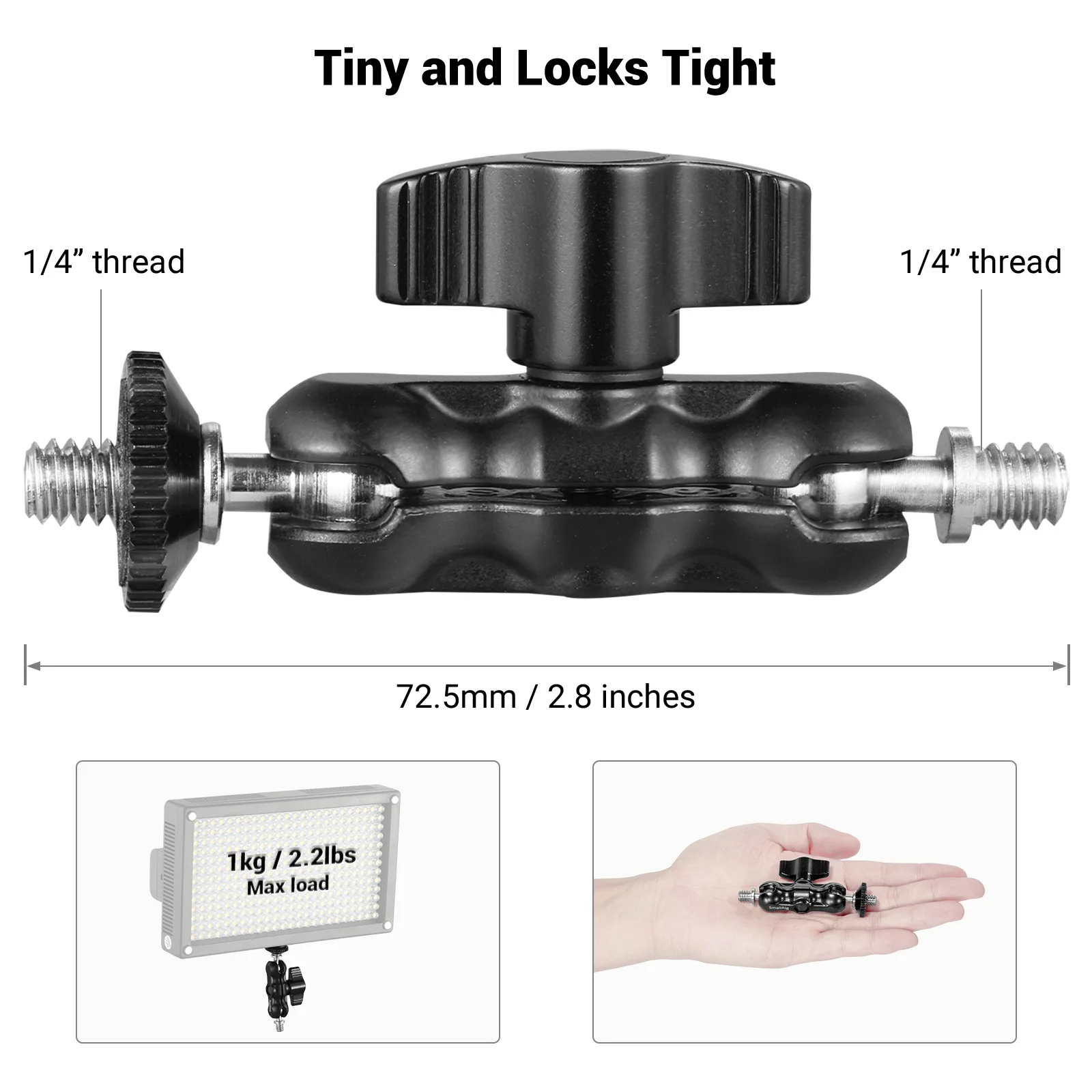 SmallRig Universal Magic Arm with Small Ball Head Monitor Magic Arm For Sony A7S3 / For Canon Camera Accessories