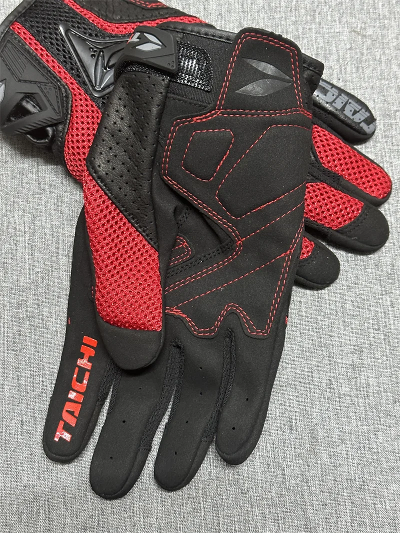 Frühling Herbst Atmungsaktive Leder Motorrad Handschuhe 391 390 Männer Outdoor Motocross Motorrad Reiten Handschuh Guantes Moto – Detail 22
