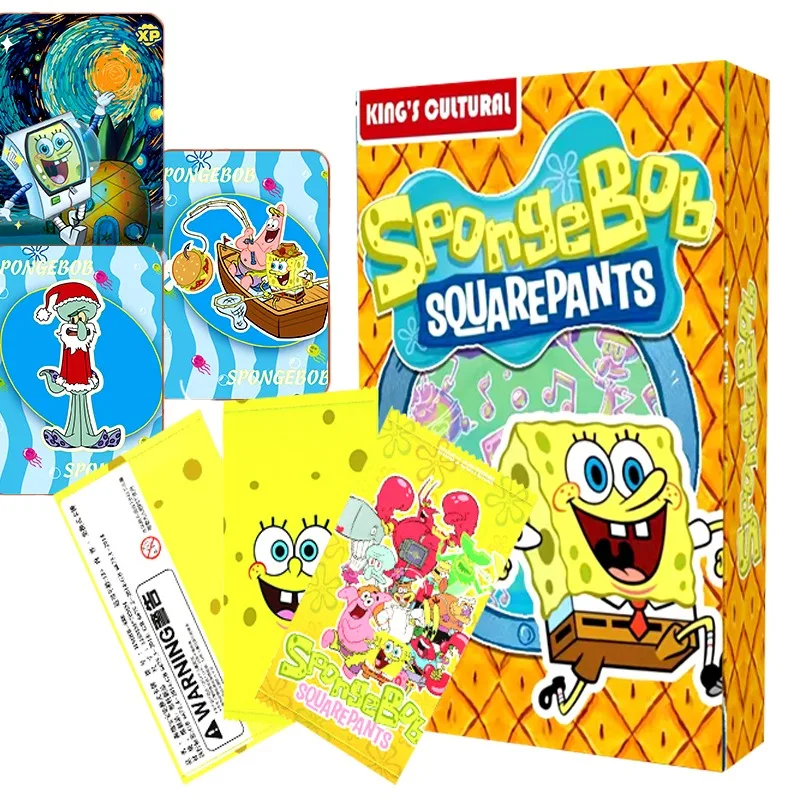 

SpongeBob SquarePants Card Anime Characters Patrick Octopus Brother Funny Beach Adventure Limited Collection Card Children Gifts