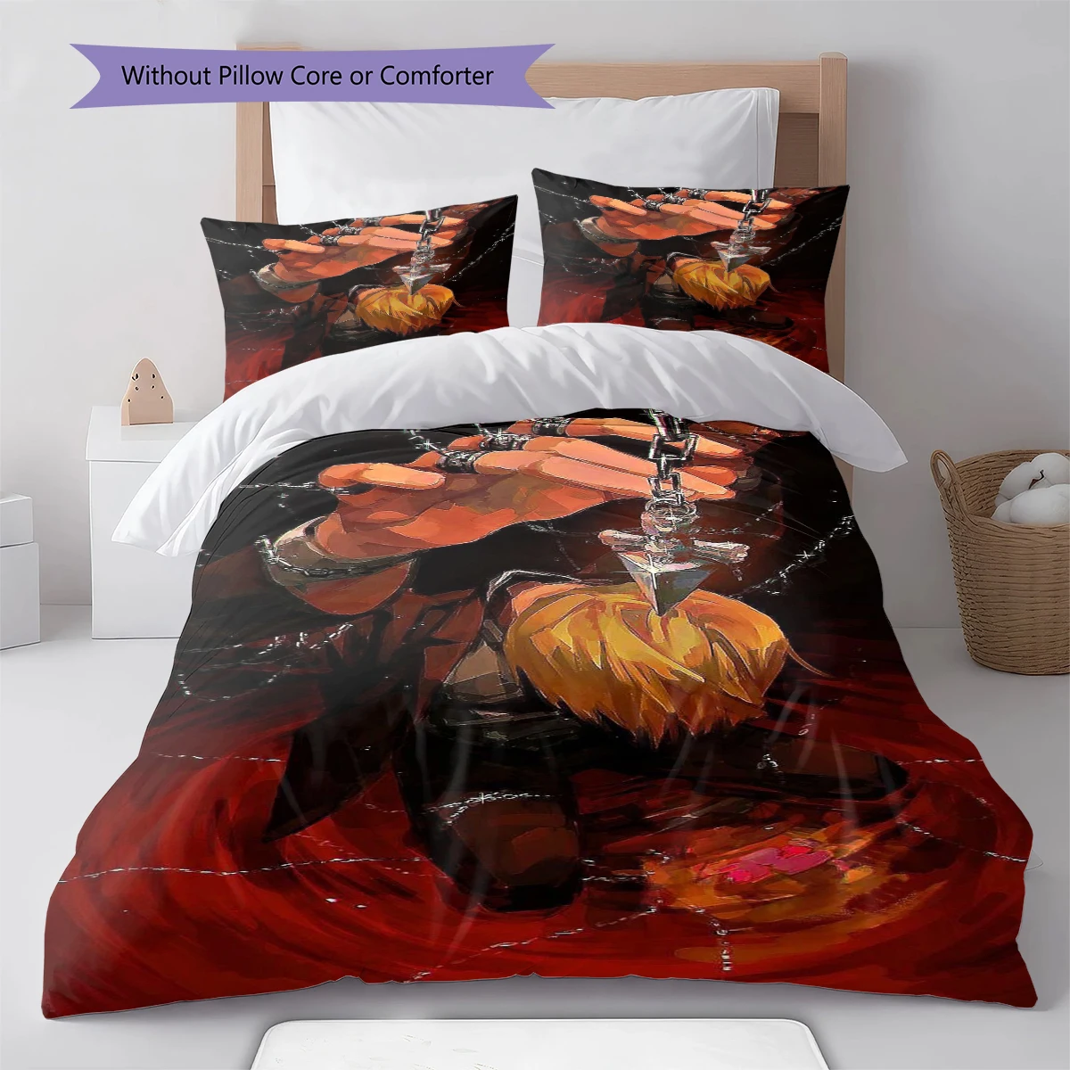 Hunter x Hunter Gon Freecss Anime Bedding Set Duvet Cover Polyester Soft Comforter Bedroom Set -QJY