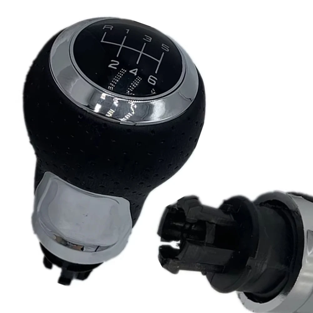 Manual Shift Knob 6 Speed Leather with ABS Base for S4 for b8 8K for a5 8T Q5 2007 2015 Provides Smooth Gear Operation