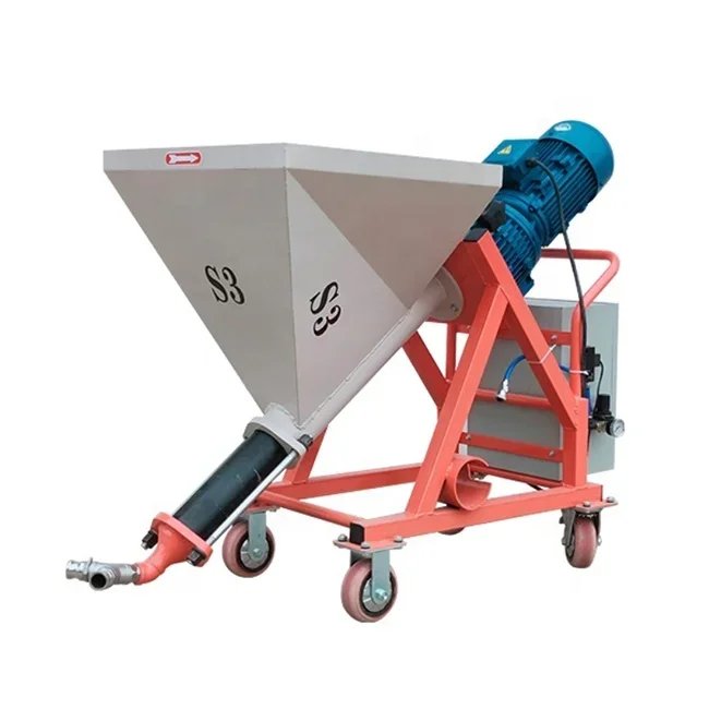 Cement Spray Plastering Machine High Speed Mortar Spray Machine High Pressure Mortar Spraying Machine