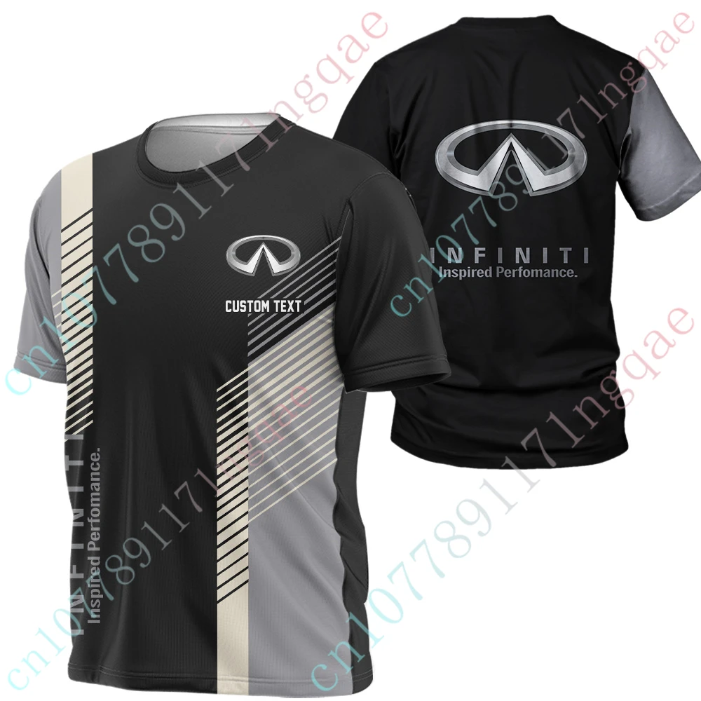 

Infiniti T-shirts Casual T Shirt For Men Women Anime Oversized T-shirt Harajuku Short Sleeve Top Unisex Clothing Custom Logo