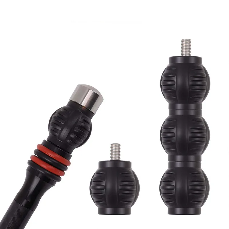 

Archery Bow Stabilizer Rubber Damper Ball Vibration Balance Bar Shock Absorber Hunting Shooting Accessories