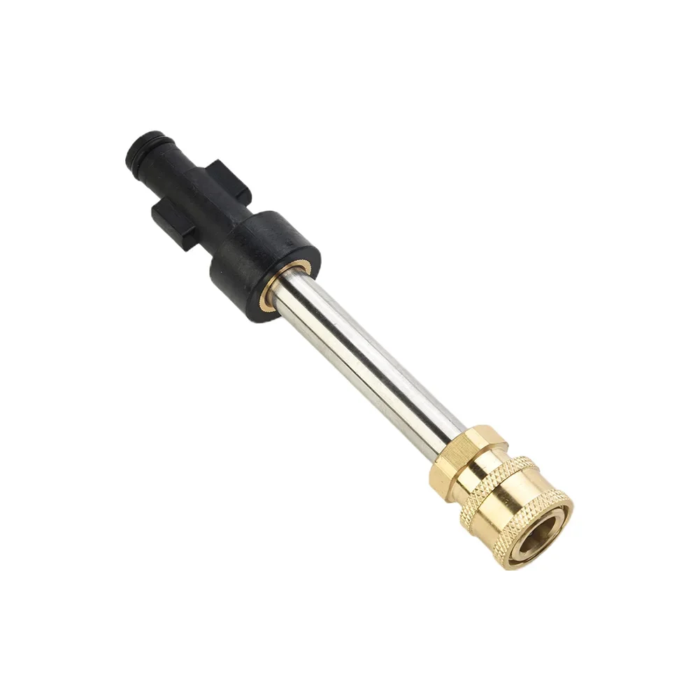 

Pressure Washer High Pressure Stainless Steel Pressure Washer Adapter 1/4 Inch Car Wash Converter for Karcher Up to 3600 PSI!