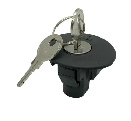 POKESS-tapa de tanque de combustible de Gas con bloqueo, tapa de Gas para Ford Focus Edge Kuga Fiesta Fusion Mustang Explorer Raptor Lincoln Mercury