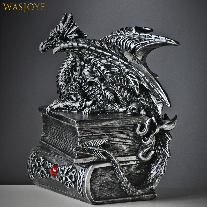 Guardian Of The Dragon: Retro European Fantasy Princess Jewelry Box, Jewelry Storage Box, Jewelry Ring Box