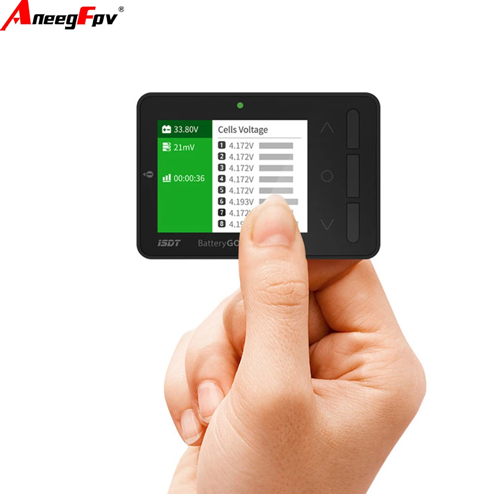 

ISDT BattGo BG-8S Smart Battery Checker Balancer Receiver Signal Tester Quick Charge Function for Rc Car Airplane FPV Drone