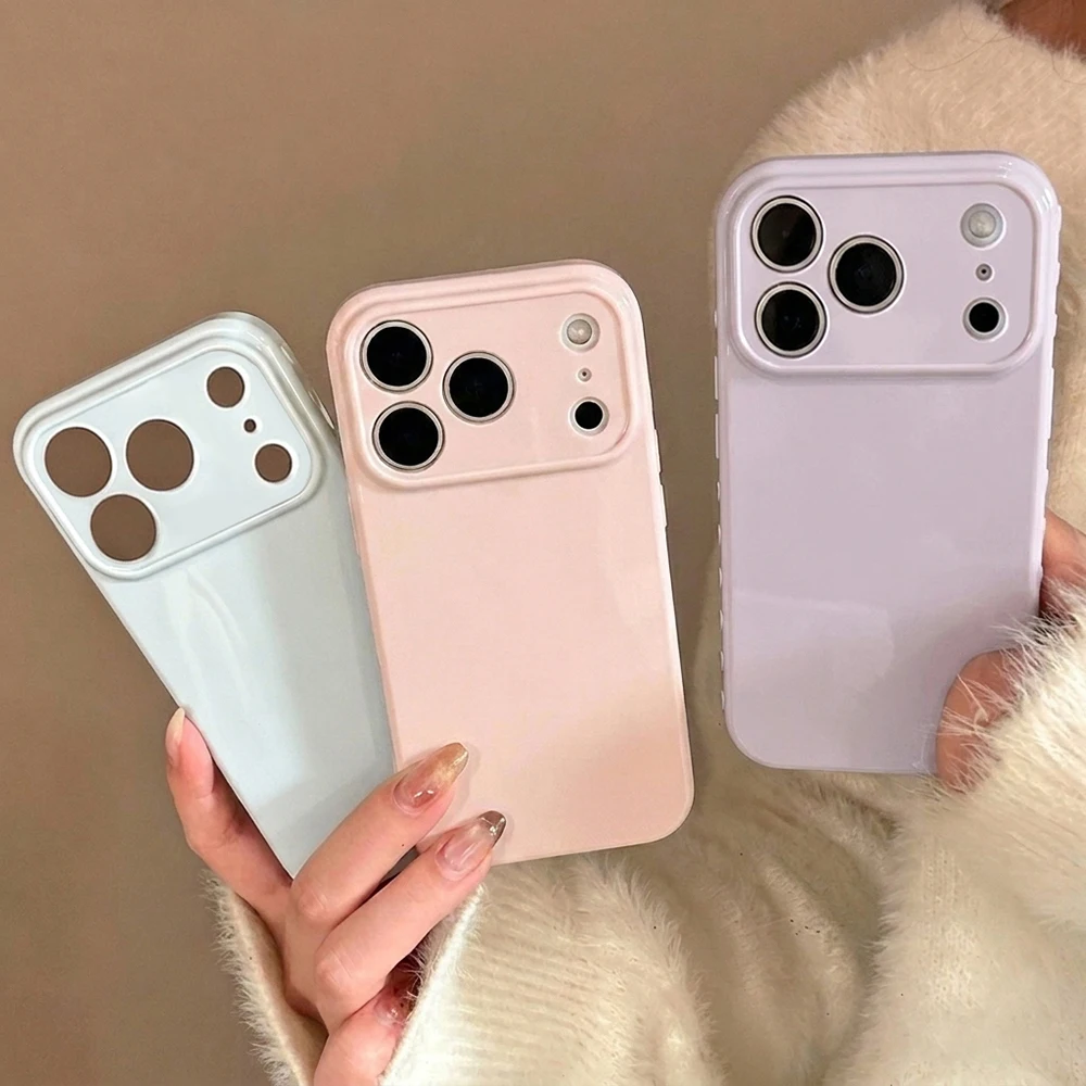 Candy Color Liquid Silicone Soft Case For iPhone 17 15 Pro 14 13 16 11 12 Pro Max Shockproof Ultra Thin Lens Protection Cover