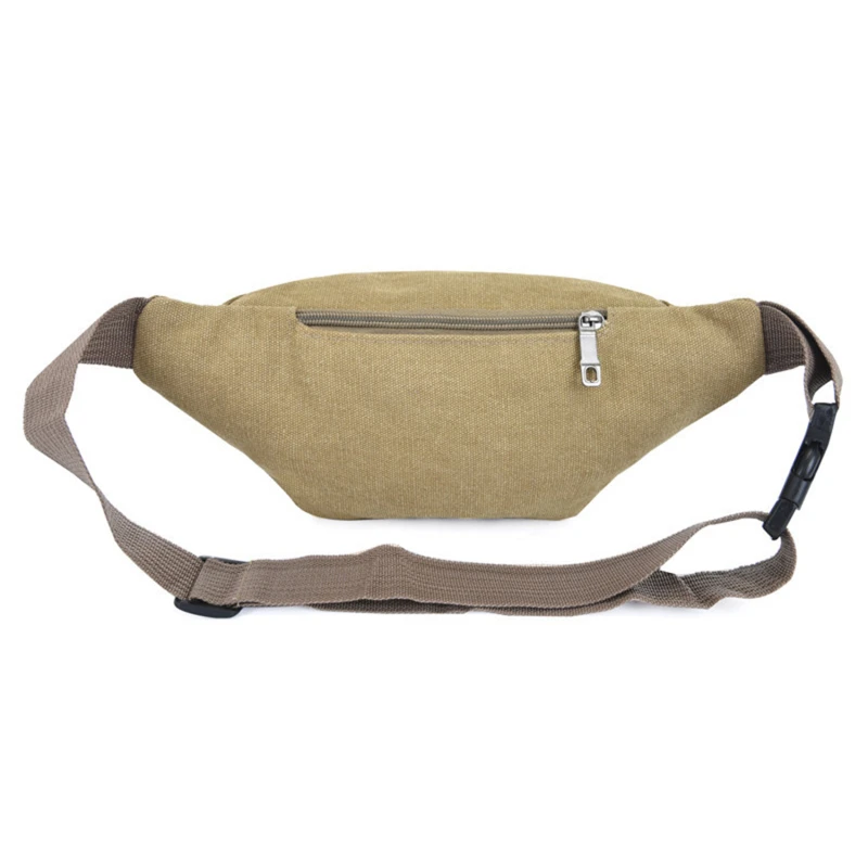 Sports Waist Packs Casual Canvas Hidden Anti-theft Chest Bags Body Running for Men Women Tourist Cycle Crossbody Bag Pocket