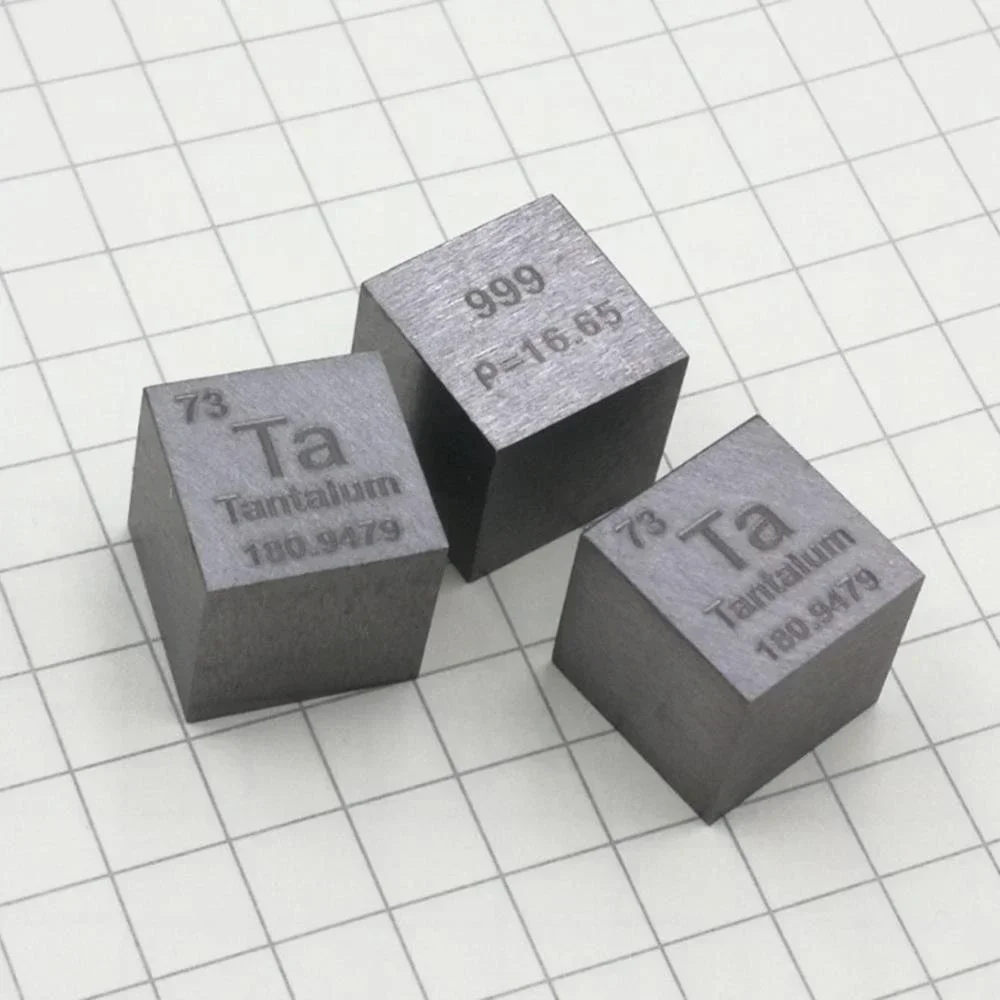 Tantalum Metal 10mm Density Cube 99.95%