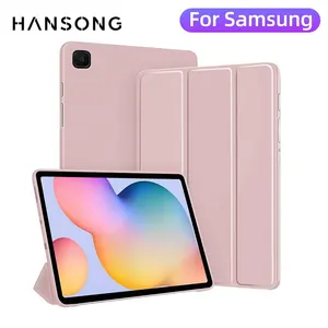 Casing Cocok untuk Casing Tablet Samsung Galaxy untuk S6 lite Tab A9 A8 A7 S7 S8 S9 dan Plus FE Penutup Silikon Fungsi Tidur Bangun Otomatis Pintar 12 casing samsung tab a7 lite penjualan terbaik - №