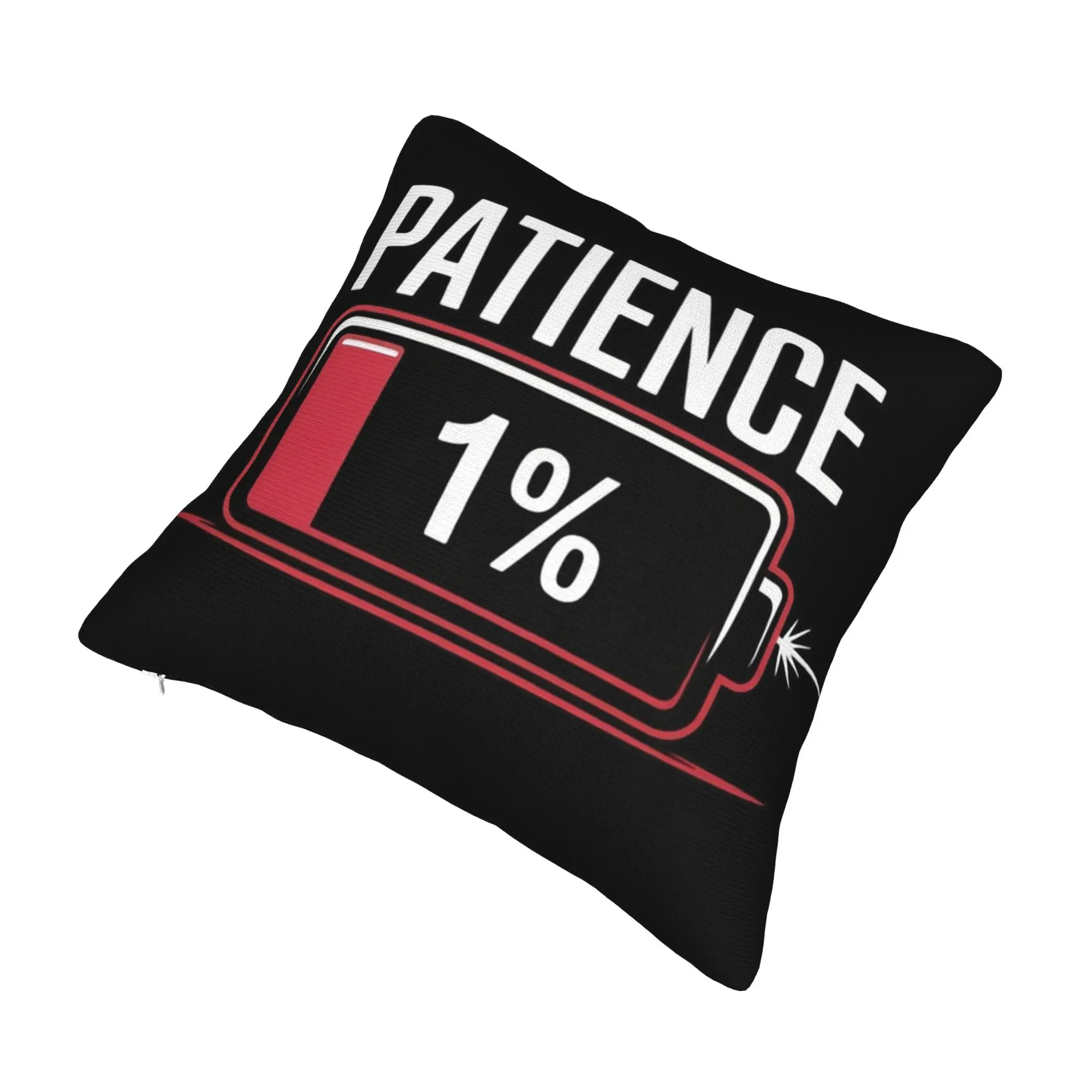 Patience at 1% Gift Pillow Covers Stuff Soft Cushion Cover Gift  Throw Pillow Case Cover Home Multiple Sizes