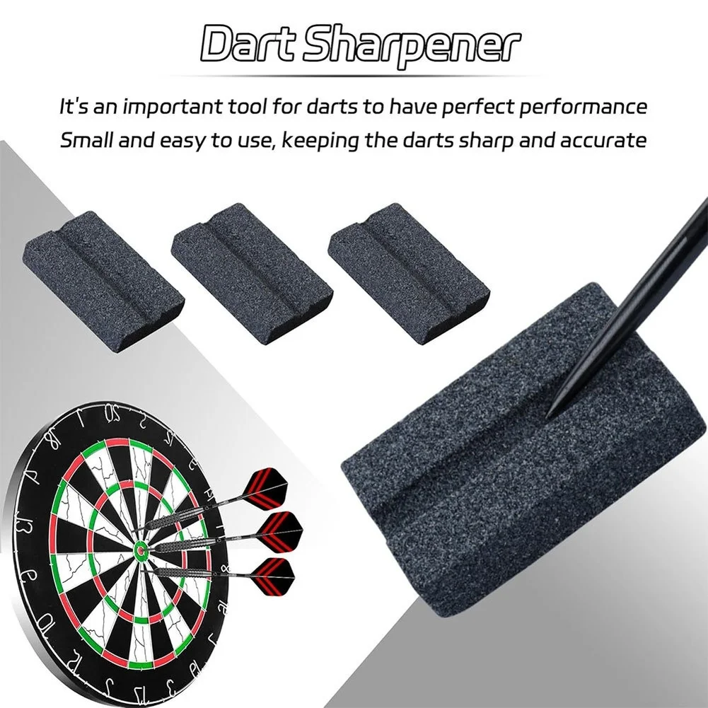 Stone Sharpener For Darts Carbon Fiber Darts Sharpener With V Groove For Precision Polishing And Burr Darts Replace Accessories