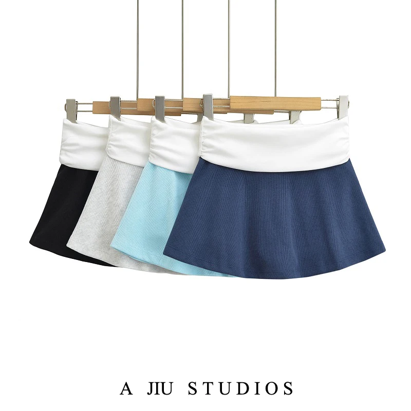 

Spor Юбка трапециевидной формы для женщин с низкой талией, анти-легкая прогулочная сексуальная девушка, уличная юбка, весна-осень, балетная ветровая юбка