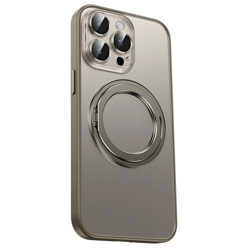 Magnetyczny uchwyt 360 stopni, wszechstronna osłona ochronna aparatu i etui na telefon odporne na upadki dla iPhone'a 17 Pro