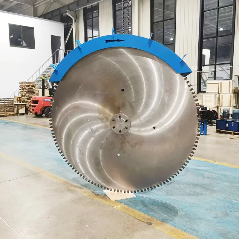 Hydraulic Rock Saw Full Sealed Design Waterproof Attachment For Construction Machinery Outdoor Site