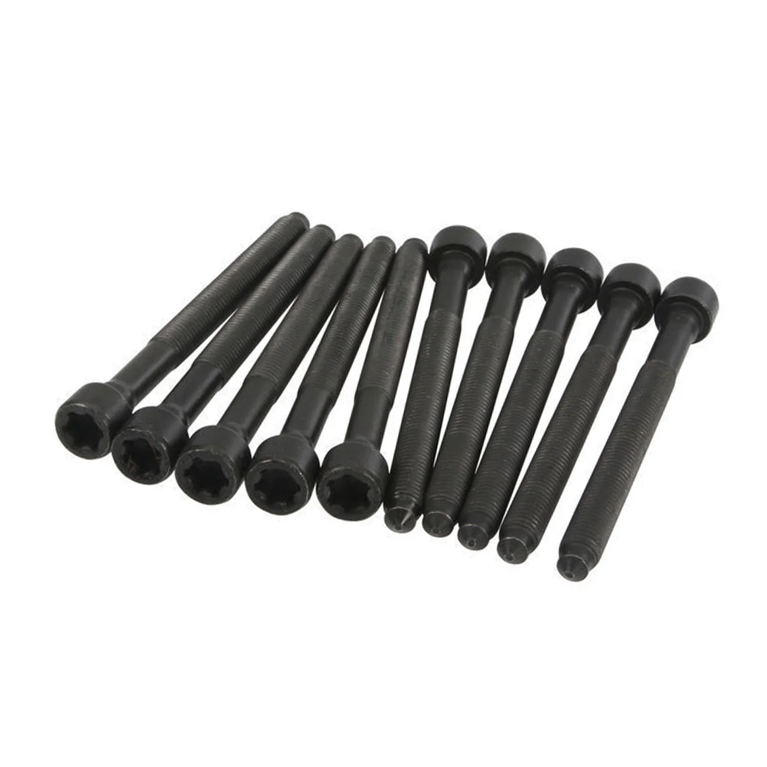 10pcs 06D103385D Engine Cylinder Head Bolts For 2005-2018 VW Audi  A3 S3 A4 A5 A6 Q3 Q5 TT TTS 1.8T 2.0T