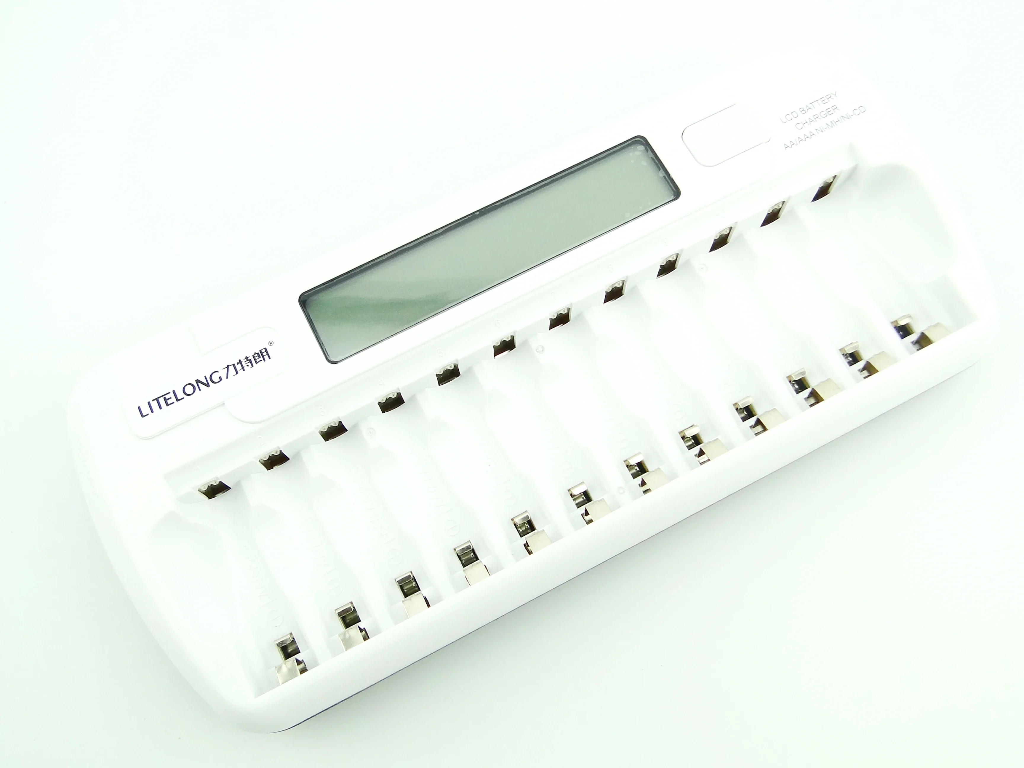 Intelligent Ultra Fast Charger and Discharger for 1-12pcs Ni-MH Ni-Cd AA AAA Battery LED Display