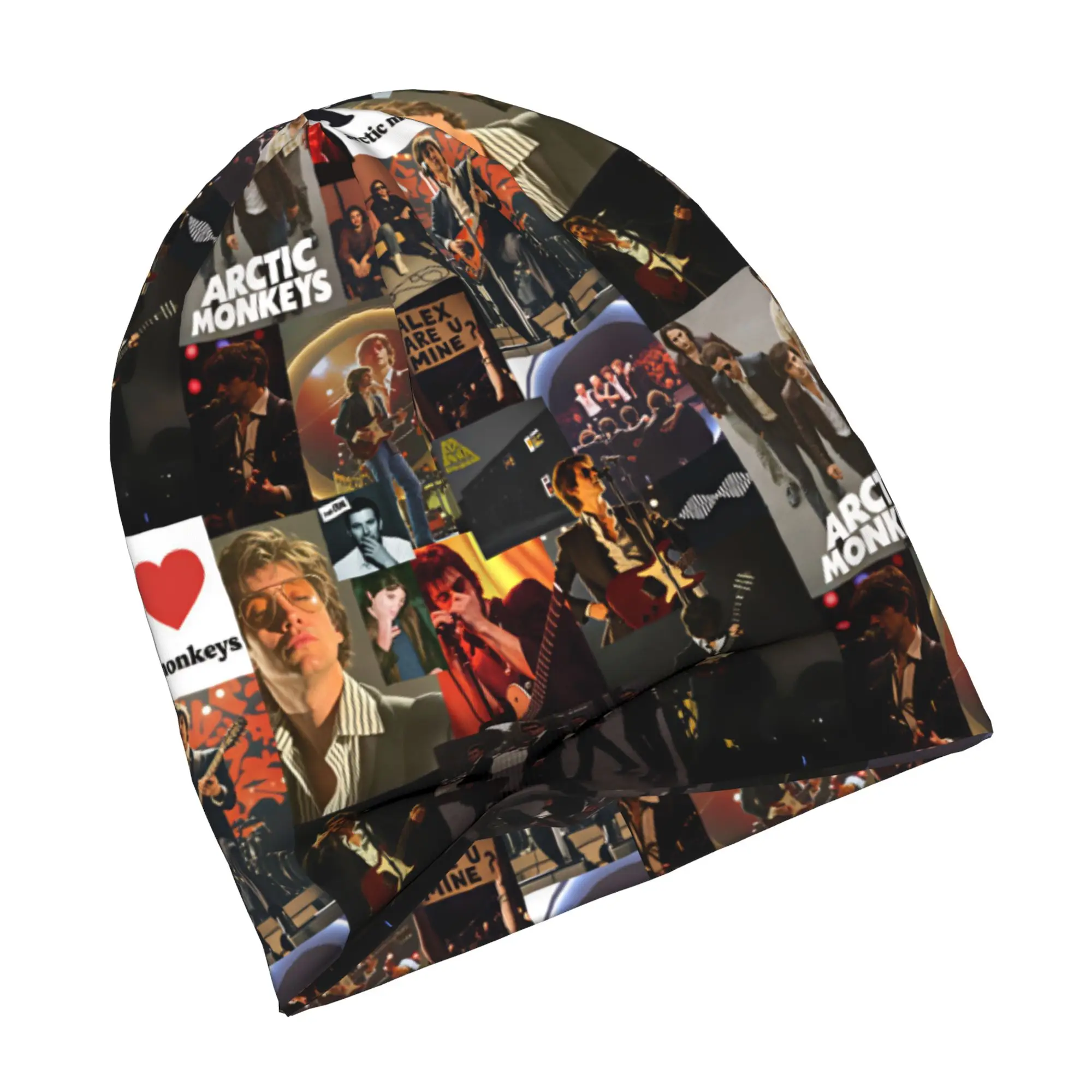 A-Arctic M-Monkeys Rock Band Skullies Beanies Caps Streetwear Winter Warm Men Women Knit Hats Adult Unisex  Bonnet Hats