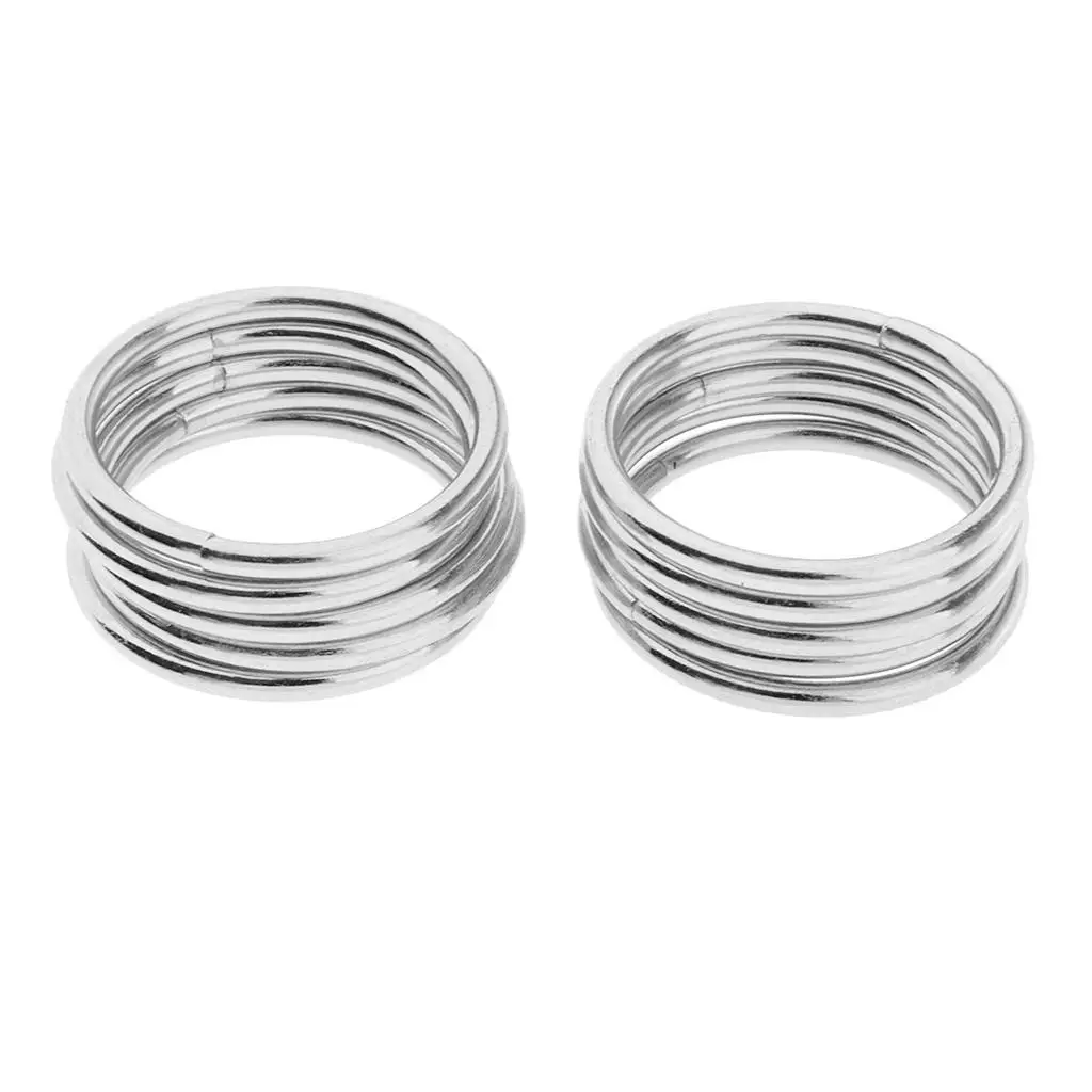 10pcs Metal Round Rings 35mm Closed Hoop Loop for Dream Catcher DIY Crafts