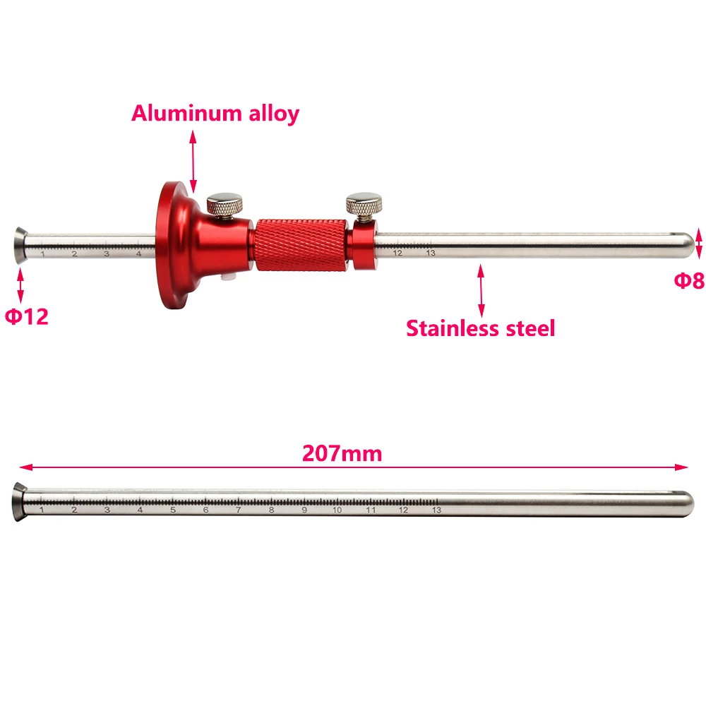 Woodworking European Style Scriber Wheel Marking Gauge with Fine-tuning Carpentry Parallel Line Drawing Mortise Wood Scribe Tool