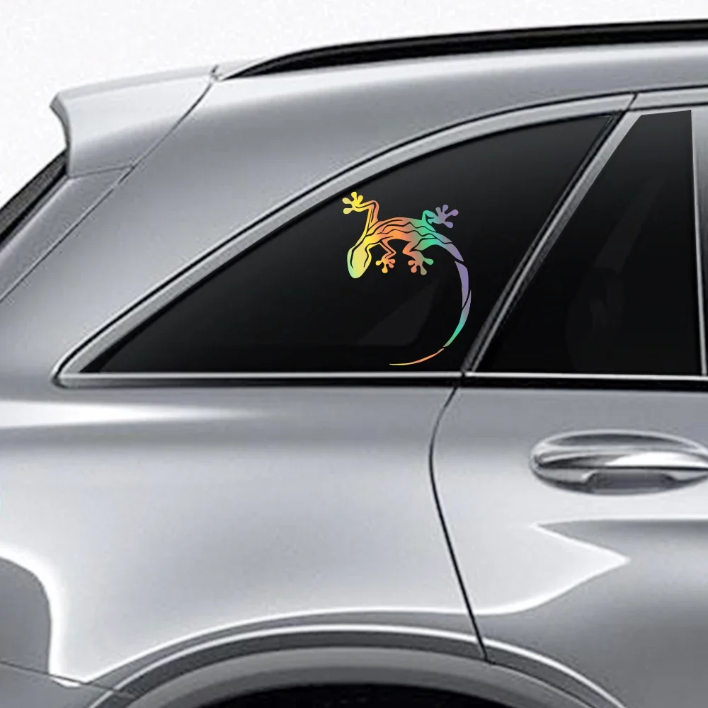 Creative Gecko Lizard Car Sticker Waterproof Self-adhesive Vinyl Decal Personalization Auto Body Decoration Decal Accessories