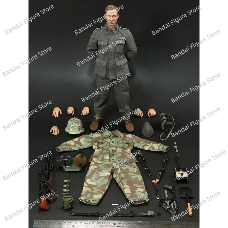 DID D80169 1/6 Kolekcjonerski Żołnierz Wojskowy z Dywizji Pancernych, Strzelca z Karabinem Maszynowym MG42, Otto, 12-calowy Pełny Zestaw, Model dla Fanów, Figurka Akcji