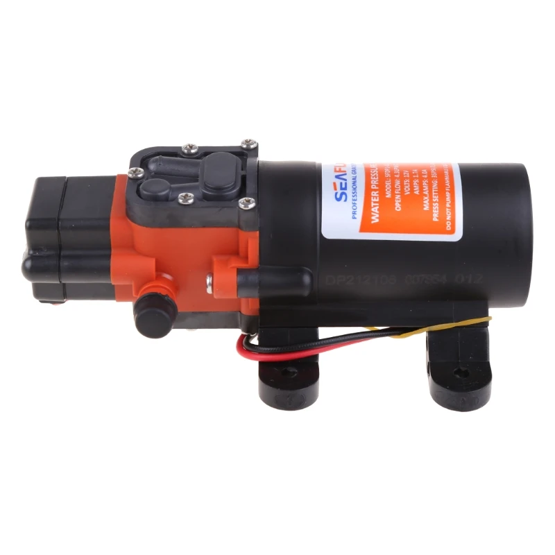 Water Diaphragm with Pressure 35PSI 12v Self Priming Sprayer for Water for Marine Yacht