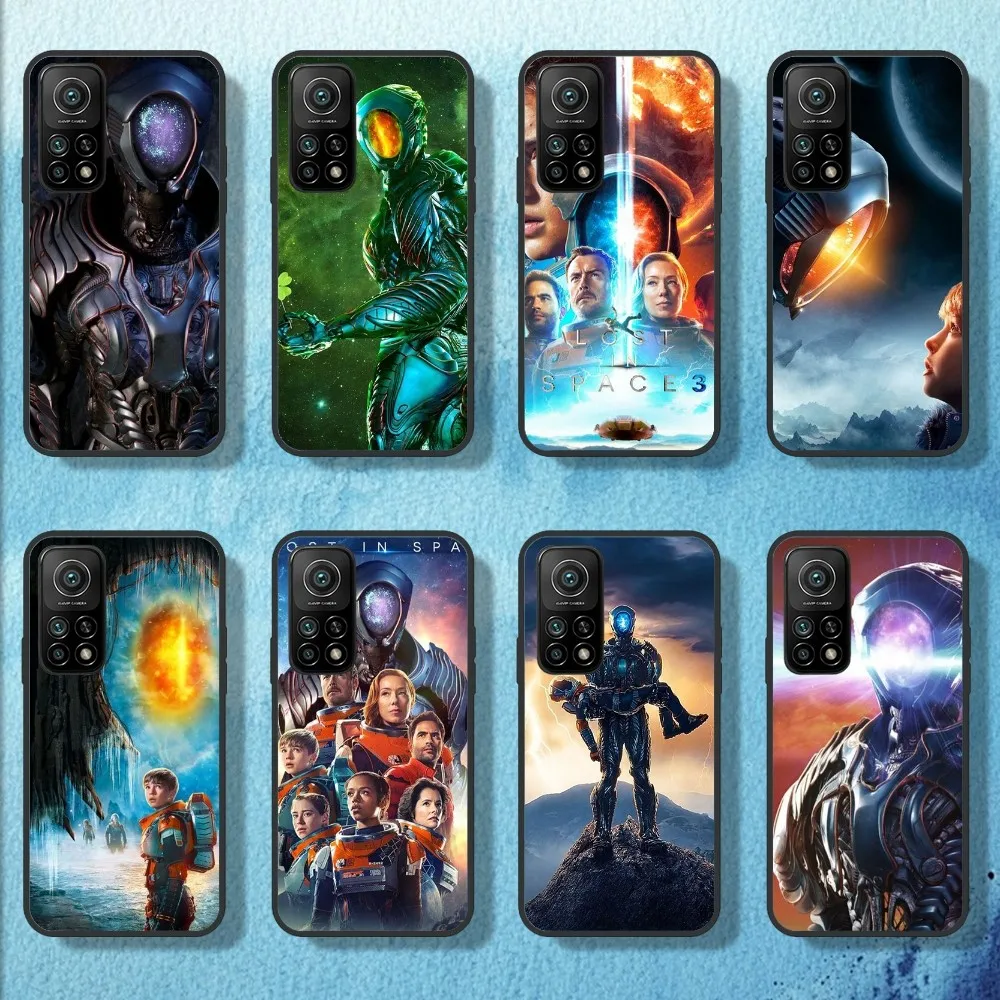 L-Lost in S-Space Phone Case For Xiaomi 12U 12pro Redmi 6 6A 7 7A K40pro Note8 Note9 Black Shell