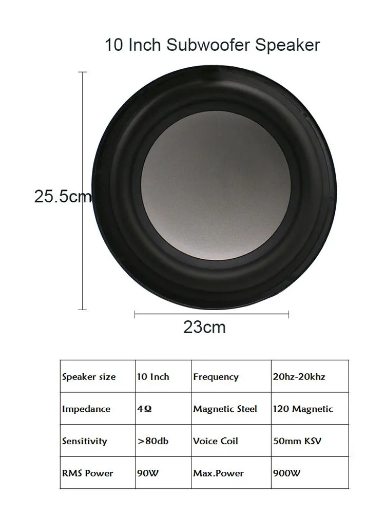Professional Wholesale 8/10/12 Inch Auto Bass Speaker Good Sound Midrange Car Audio Speakers