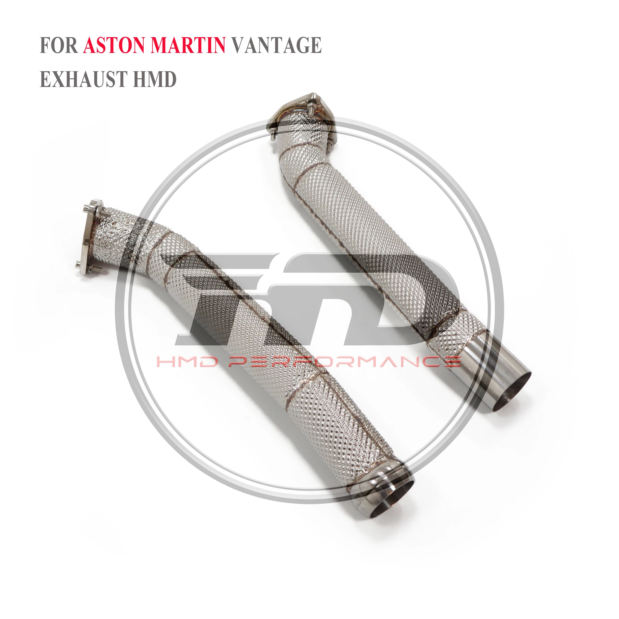 HMD Exhaust System Performance Middle Pipe for Aston Martin Vantage V8 4.0T With Heat Shield Racing Pipe