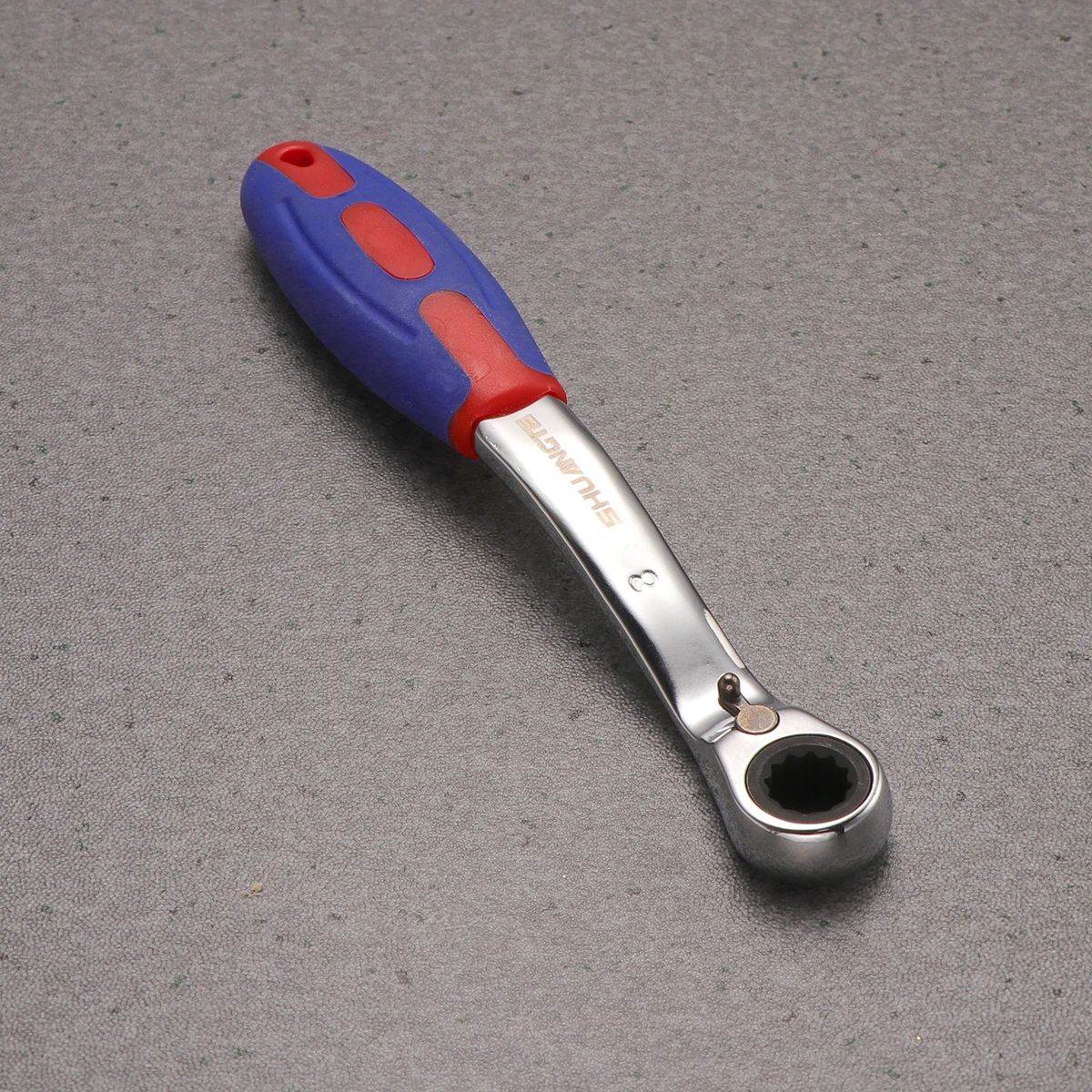 

8Mm Two Way Ratchet Wrench Tool Quick Release 8Mm Tight Space Hard Durable Steel Professional Spanner For Home Auto Repair