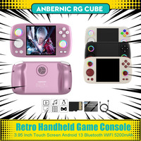 Anbernic RG Cube Retro Handheld Game Console 3.95 Inch Touch Screen 720*720 Android 13 Bluetooth WIFI Portable Video Player