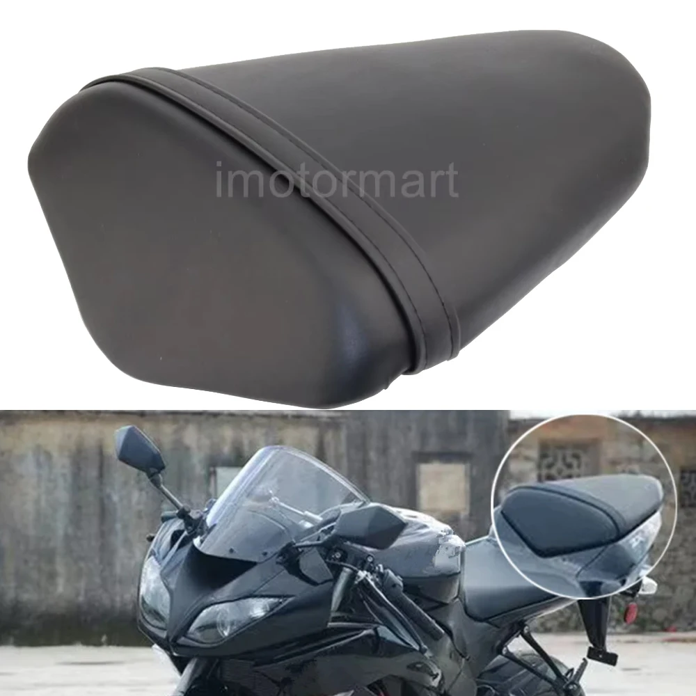 Motorcycle Rear Passenger Seat Pad Cushion Pillion Seat For Kawasaki Ninja ZX6R ZX-6R 2009-2018, ZX-10R ZX10R 2008 2009 2010