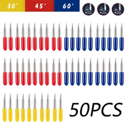 Cuchillas de repuesto de 30/45/60 grados para Plotter Roland Cricut, cuchillas de corte para herramientas eléctricas, Plotter de corte